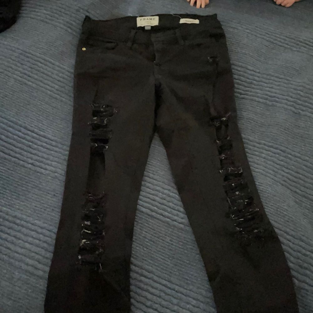 Frame black jeans